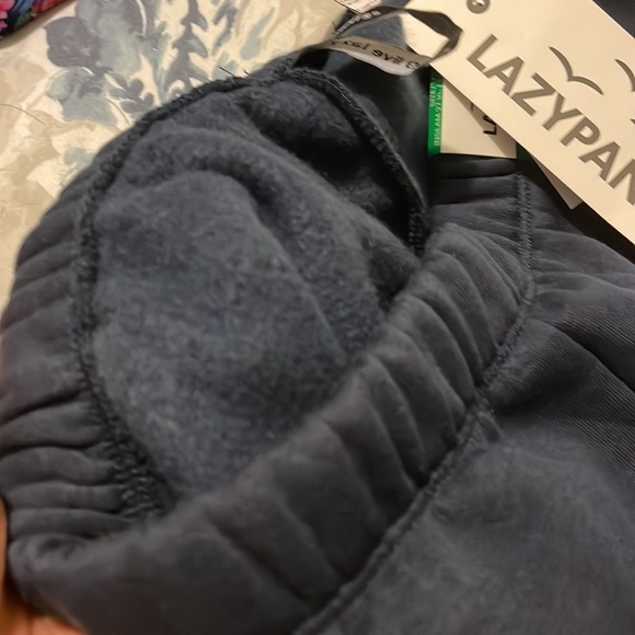 new with tags navy blue lazypants sweatpants kids size 12 - Picture 3 of 3